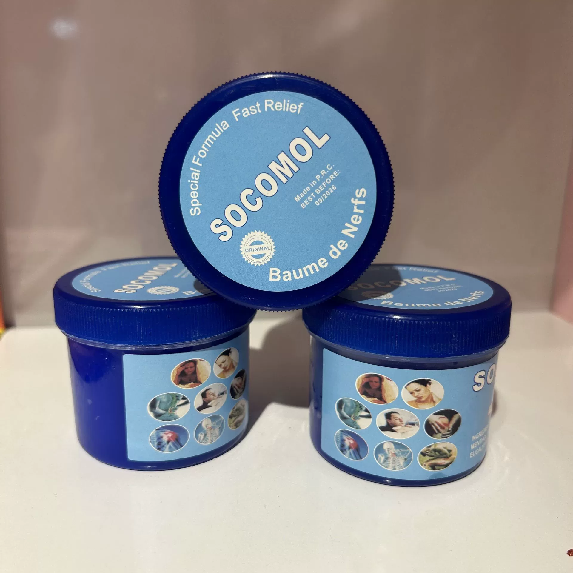 Внешняя торговля рекомендует 100 г SOCO синий мятный прохладительный крем