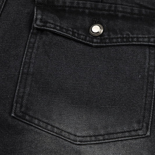 Modern Ian 24 Autumn Men's Wear New Design Sense High Quality Large silhouette Split Jeans_voghion.com
