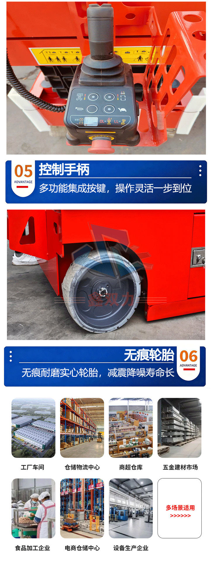 Fully self-propelled lift platform for workshop and factory maintenance, and property maintenance in supermarkets