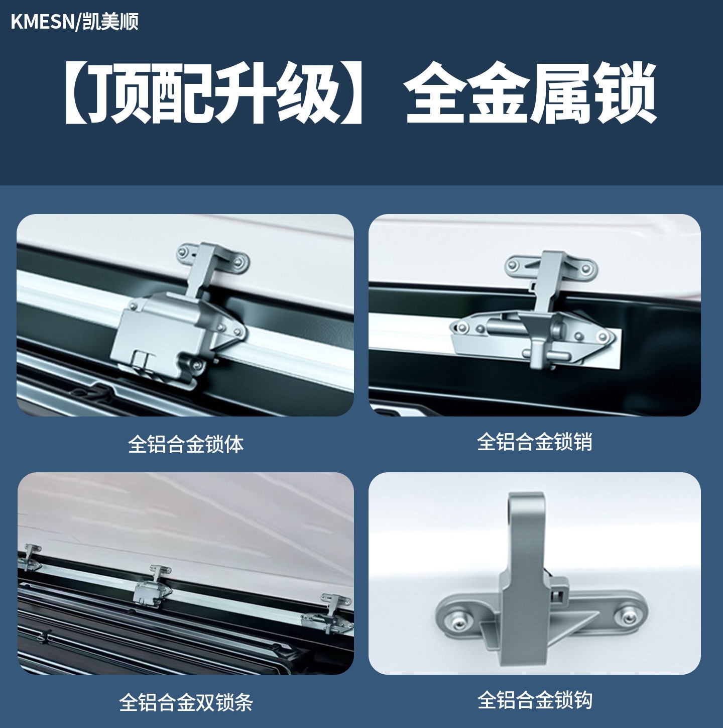 Suitable for roof luggage boxes, universal for SUVs, large-capacity travel box, recessed car roof box