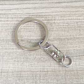 厂家低价供应8字扣i旋转环 长度14 16 19mm钥匙包包狗扣多样配件