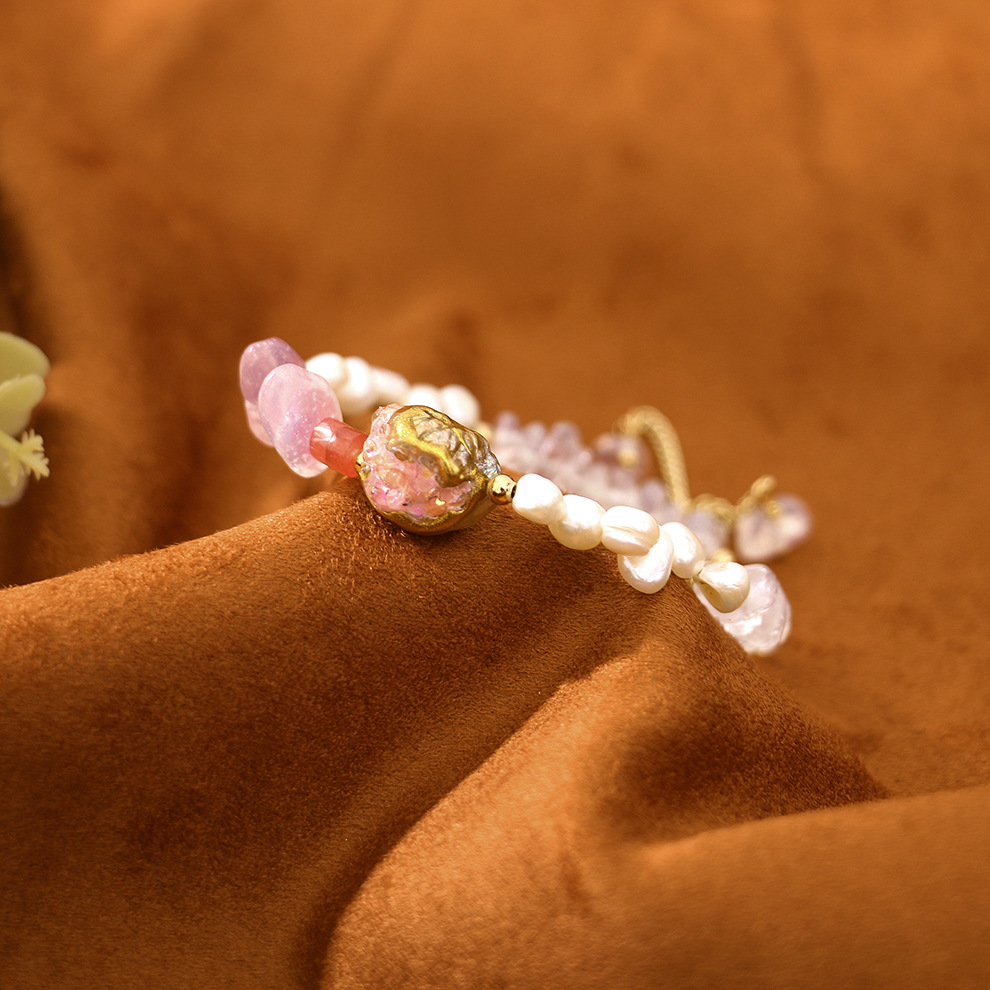 Elegant Sweet Geometric Freshwater Pearl Opal Women's Bracelets Necklace display picture 12