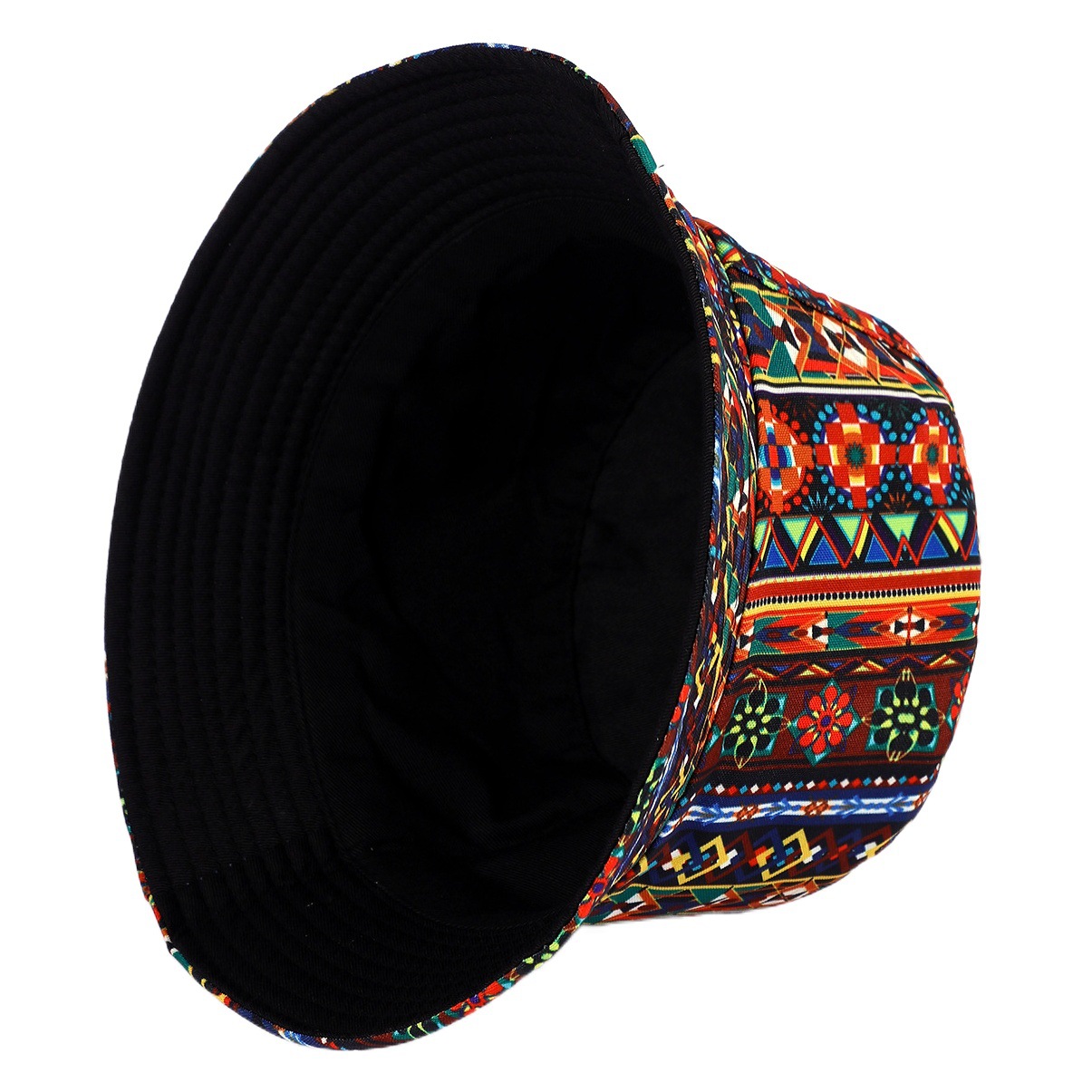 Primavera y verano nuevo sombrero de la cuenca del diamante geométrico bohemio protección solar sombrero del sol sombrero del pescador del sombrero de la cuenca de los hombres y las mujeres