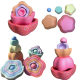 Luminous Stacking Flower Stepping Stone Kindergarten Early Education Crossing the River Stone Feelings Balance Training Crossing the Bridge and Stepping Wholesale