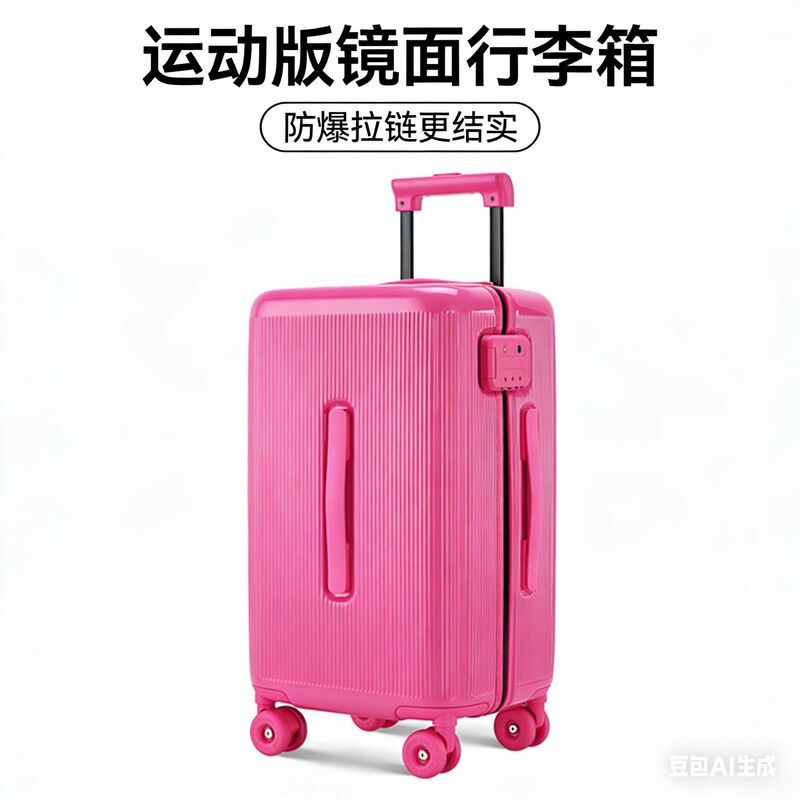 Double-Layer Explosion-Proof Luggage Suitcase for Women, New Sturdy and Durable Leather Suitcase, Sports Version Trolley Case with Silent Universal Wheels 29inch Double-Layer Explosion-Proof Luggage Suitcase for Women, New Sturdy and Durable Leather Suitcase, Sports Version Trolley Case with Silent Universal Wheels 29inch