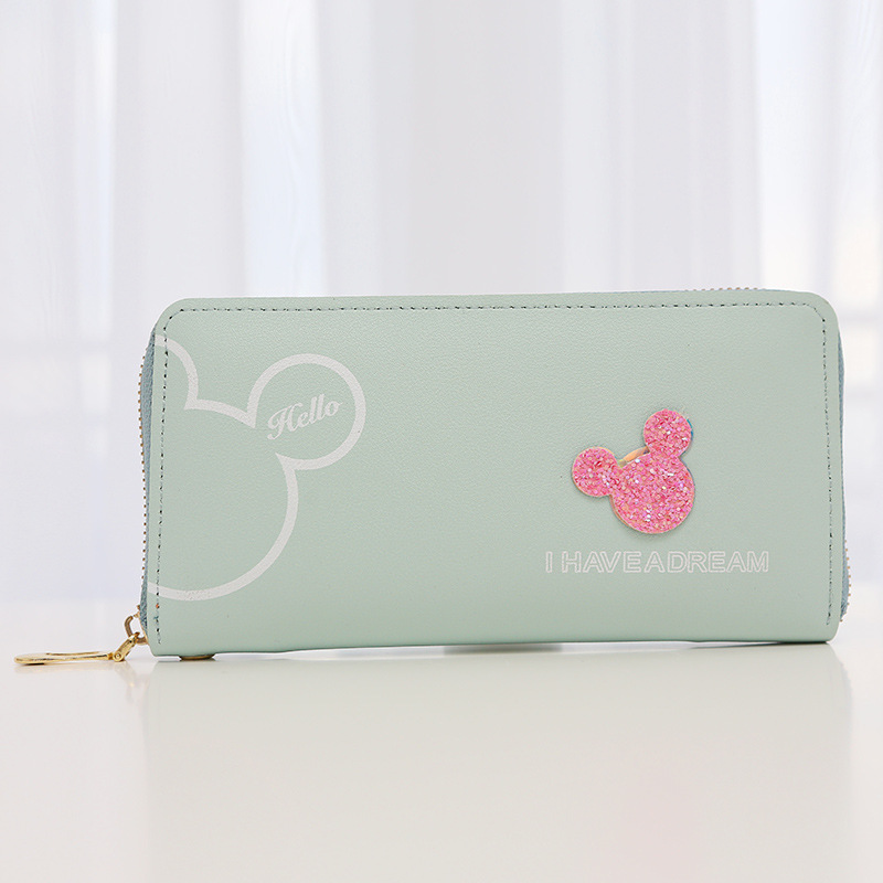 2023 nueva versión coreana multifuncional de dibujos animados larga corta billetera de mujer bolso de moda para teléfonos móviles bolso de mano mujer