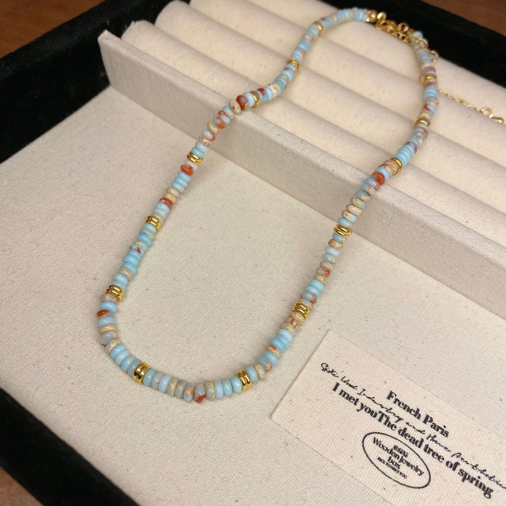 Dulce concha de dopamina collar de perlas barrocas cadena de clavícula simple moda francesa temperamento collar al por mayor femenino