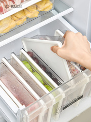 冰箱收納盒保鮮盒食品級專用家用廚房備菜分裝冷凍室凍肉分格密封