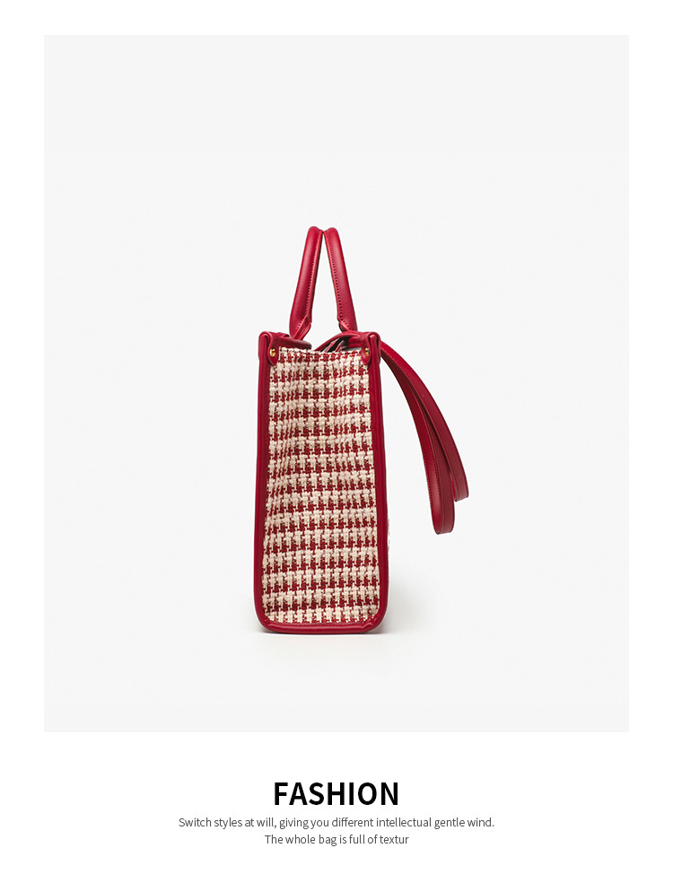 Large Women's Tote Bag For Work, Versatile Shoulder Briefcase_voghion.com