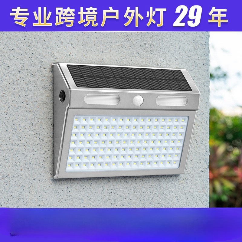 Home outdoor door wall lighting wall lamp solar lamp outdoor waterproof led garden lamp Amazon new