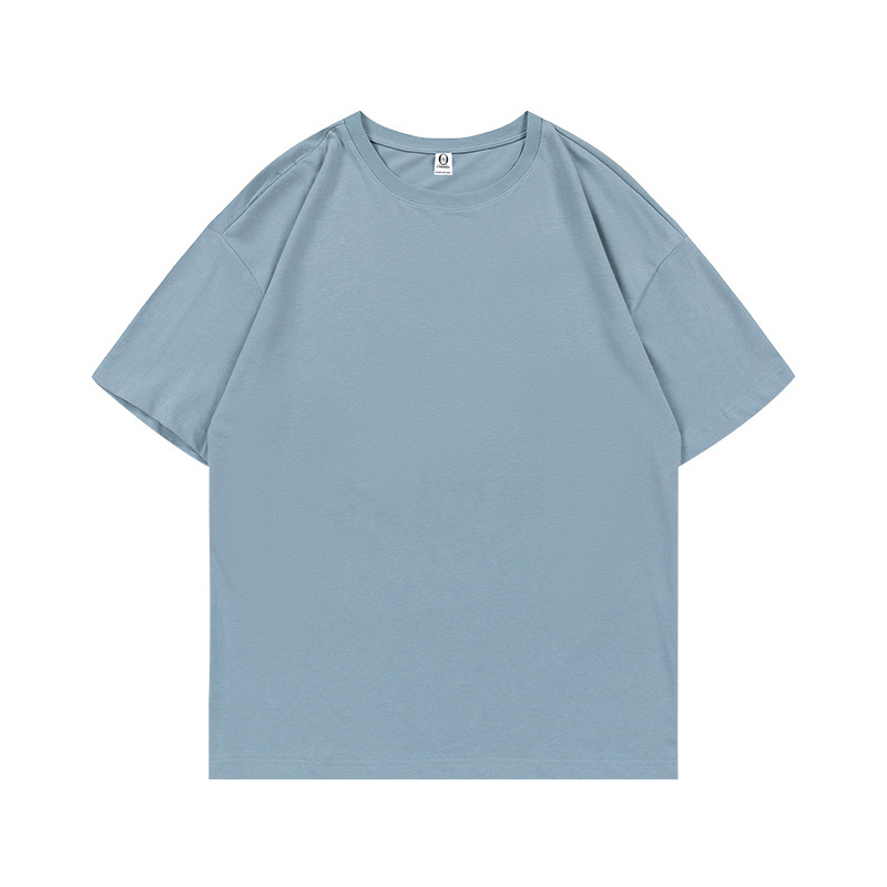 230g de peso pesado, talla europea, herramientas de manga corta, ropa de trabajo, ropa de trabajo, camisa publicitaria, camiseta de algodón con cuello redondo, logotipo impreso personalizado