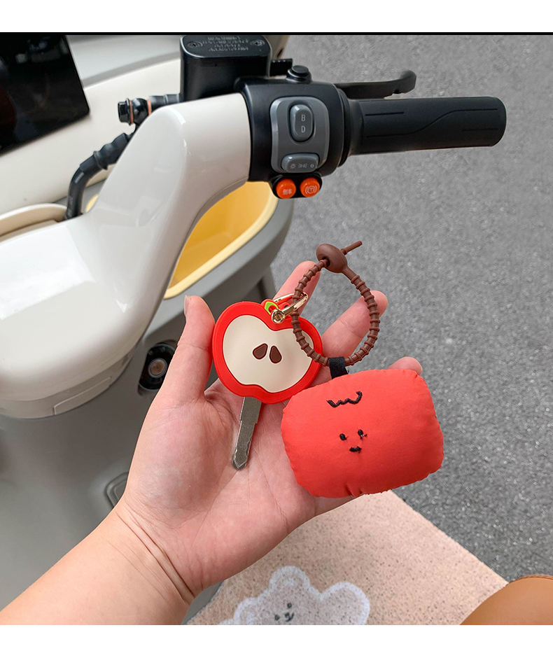 Suitable for Tricycle Key Cover, Suitable for Yadi Guanneng Cl9S Aima Jinpeng Cute Electric Vehicle Decoration and Modification