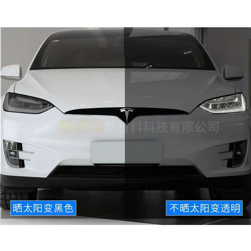 TPU-защитная пленка для автомобильных фар, пленка с контролем света белое→черное, прозрачная тонировочная пленка для задних фар, самовосстанавливающаяся TPU-пленка