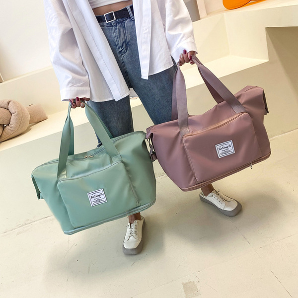 capacious travel bag for traveling wet and dry separation