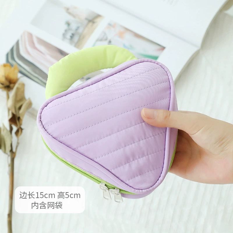 Brand cosmetic bag, small capacious handheld storage system, 2022