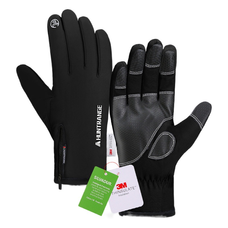 Guantes de esquí de invierno para hombres y mujeres al aire libre impermeable deportes equitación 3M xinxueli a prueba de frío guantes calientes pantalla táctil antibacteriano