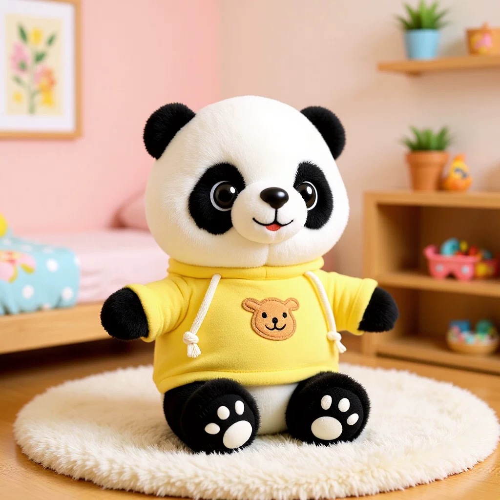 Panda lindo muñeca niño muñeca de regalo tesoro nacional panda gigante imitación panda gigante juguetes de peluche