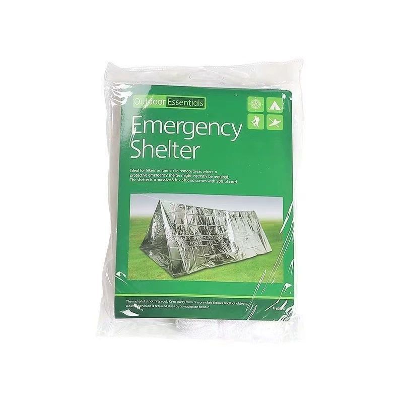Tienda de emergencia Manta de rescate al aire libre Manta de supervivencia Manta de primeros auxilios Manta de aislamiento j Tienda simple Manta de espacio de protección solar