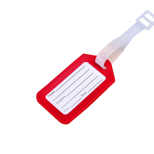 Plastic luggage tag, suitcase, checked tag, business trip, trolley luggage tag, identity tag, aircraft tag