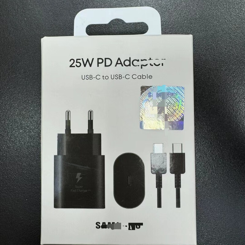 Suitable for Pd25W45W65W European and British Standard Chargers Samsung S21S22S23 Fast Charging Epta80 European Standard Certification