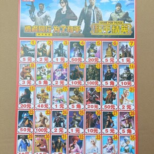 Funny Pull Card Hanging Board Award Number Ticket Game with Large Opening Surprise Full Picture Pull Card Award