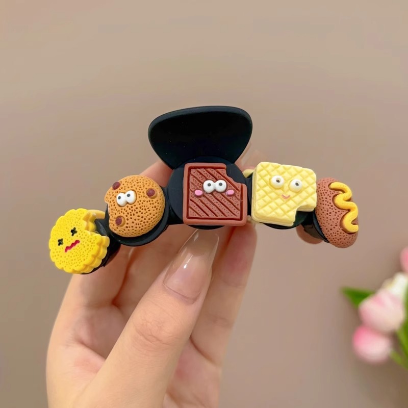 Clip de cabello refinado coreano para mujeres de alto nivel agarrar clips de cabello de tamaño grande detrás de la cabeza de cabello de tiburón clip de cabello lote de cabello