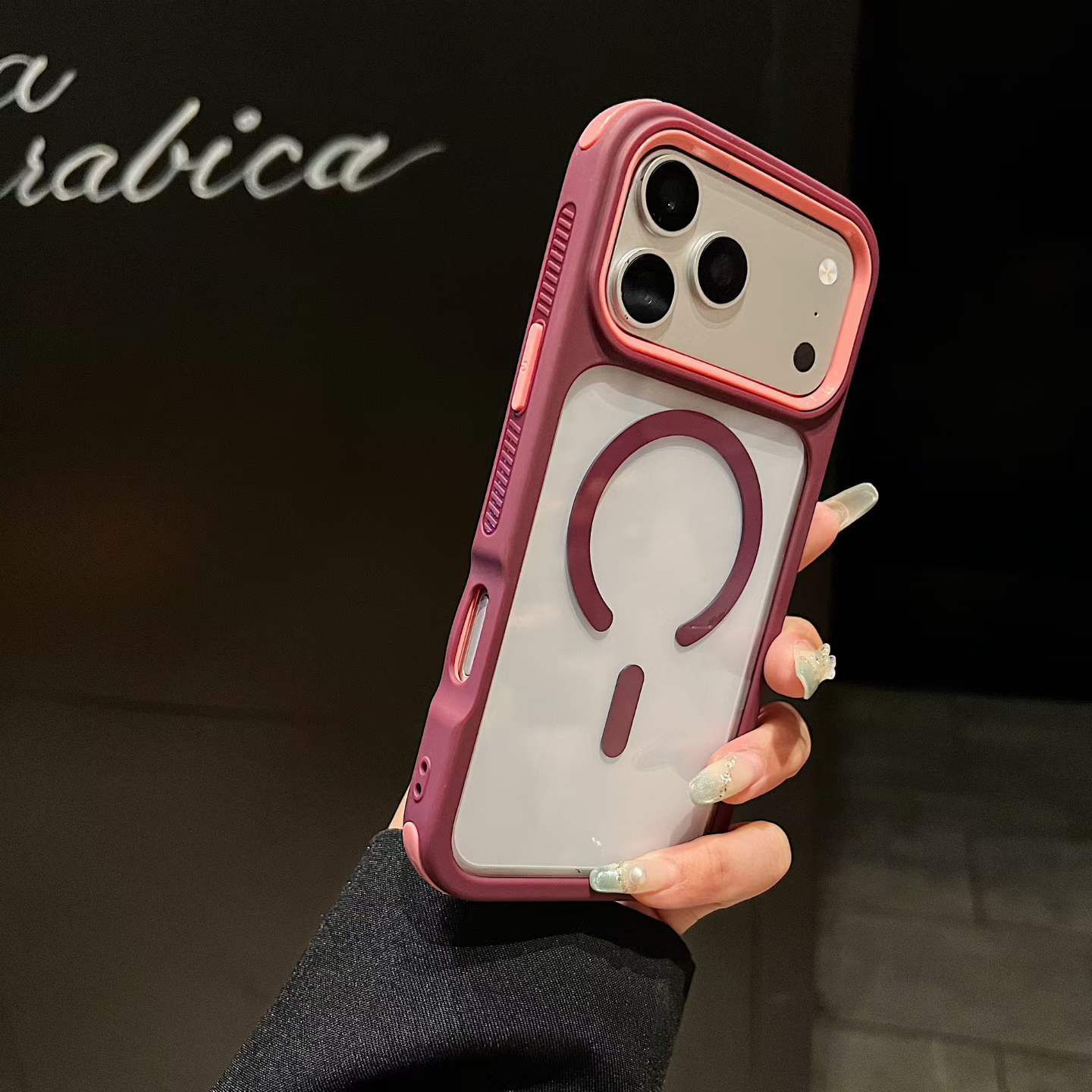 Cool 3 - en - 1 adsorción antideslizante para iPhone18PROMAX teléfono móvil Apple 17 caso anti-caída 13 image 4