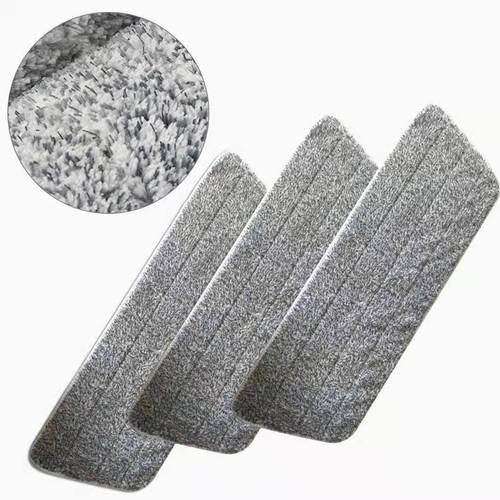 Lazy spray mop replacement cloth adhesive spray disinfection household wooden floor thickened absorbent head flat trapezoid