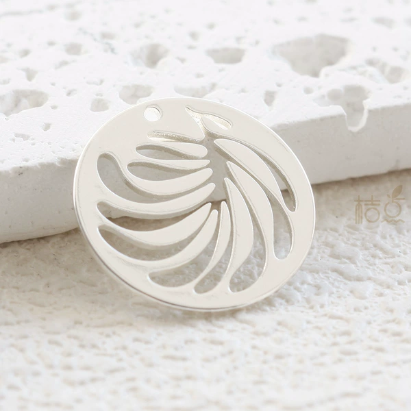 #5 21.9mm thick silver plated 1 piece