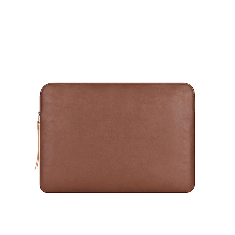 High-End New Style Hand-Held Large-Capacity Leather Pu Fleece-Lined 14/ 16inch Laptop Sleeve Bag Computer Bag