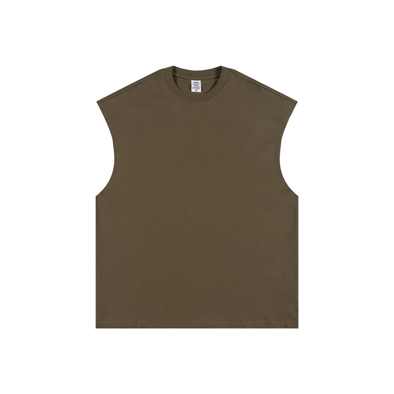 Camiseta sin Mangas Deportiva para Hombre de Algodón Holgada para Deporte y Ocio image 6