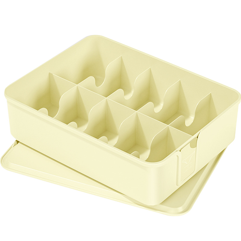 Caja de almacenamiento de ropa interior calcetines domésticos ropa interior compartimento de armario a prueba de polvo tres en uno sujetador cajón caja de Organización p