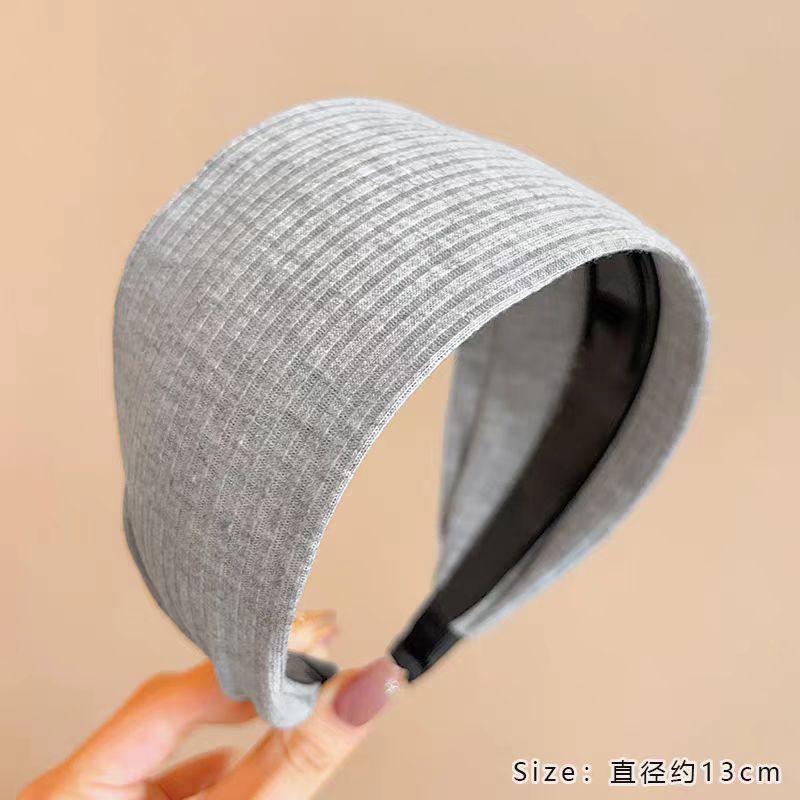 易梦玲同款法式针织宽边发箍女秋气质高级感头箍外出百搭发卡头饰|undefined