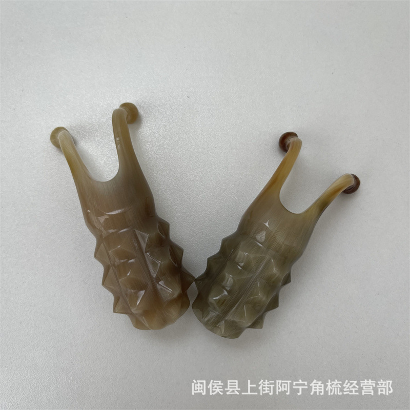 Horn Nose Massage Tool Handheld Guasha Board for Nose Bridge and Eye Area Care specifications