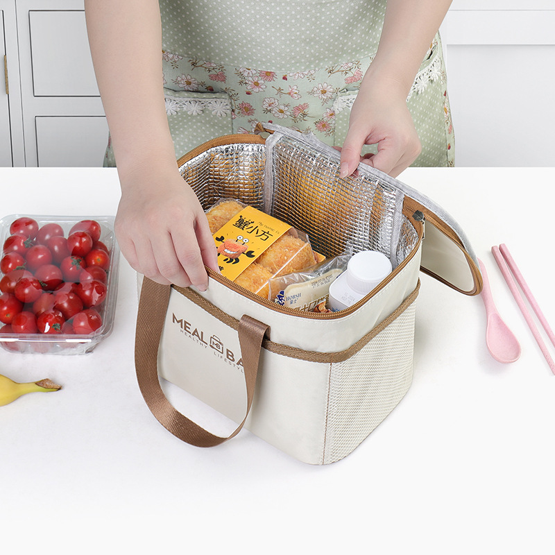 Bolsa de almuerzo para el trabajo bolsa de almuerzo de aislamiento bolsa de almuerzo de estudiantes bolsa de almuerzo bolsa de bento gruesa bolsa de picnic grande al aire libre
