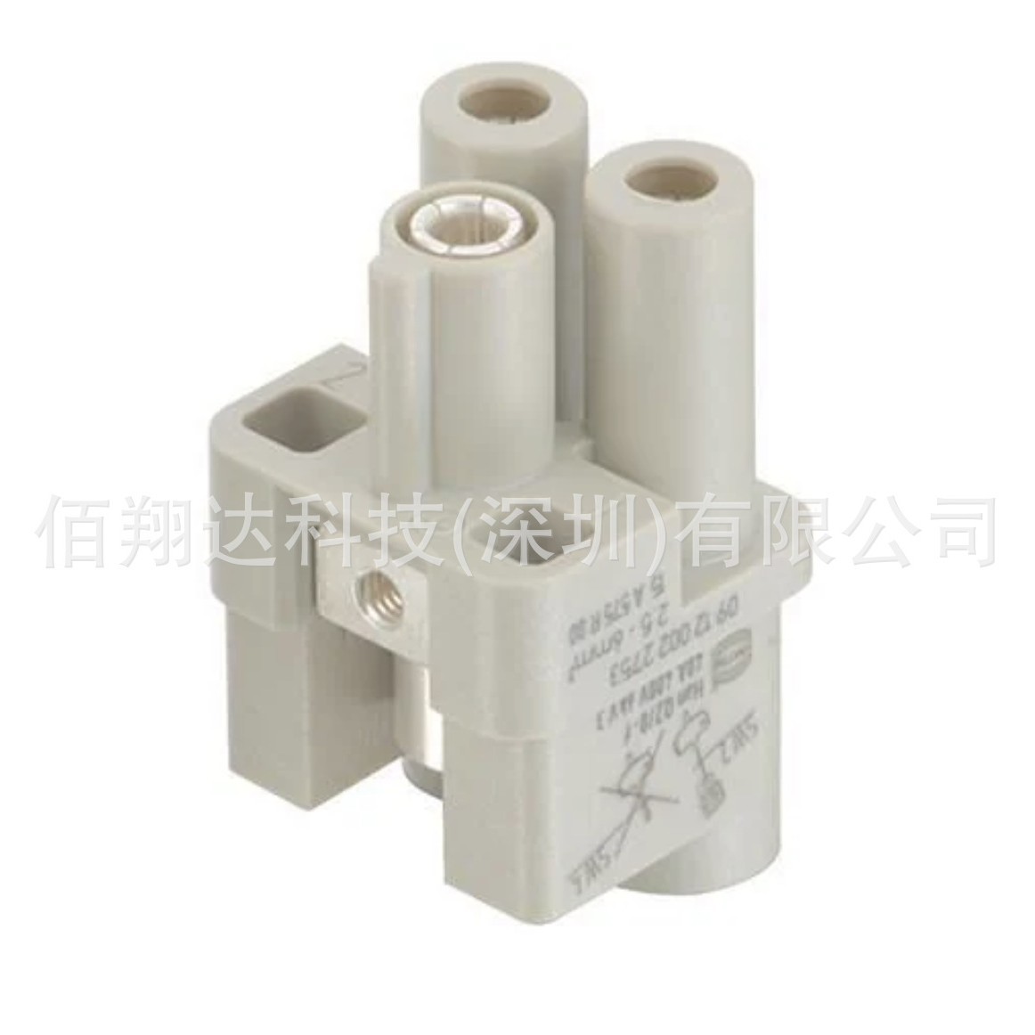 HARTING 浩亭 09120022755 Han Q 2/0-f 1,5qmm 同轴螺栓接线母芯