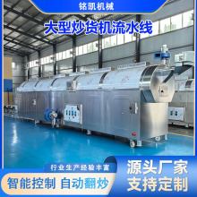 厂家定制全自动干果炒货机杏仁腰果瓜子炒制设备不吐盐炒货机厂家