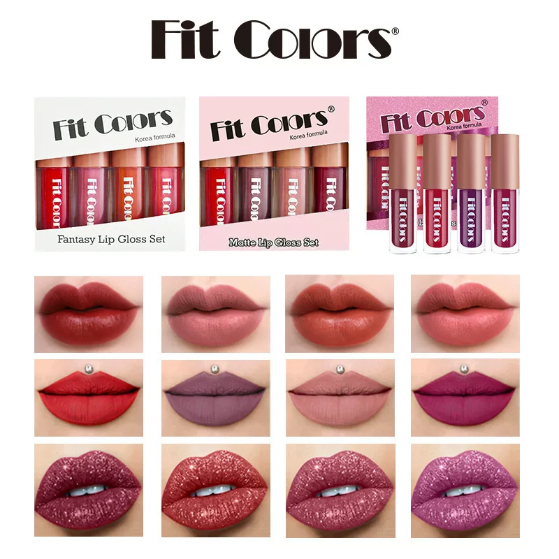 ()，lipgloss набор, 4 штуки, оптом