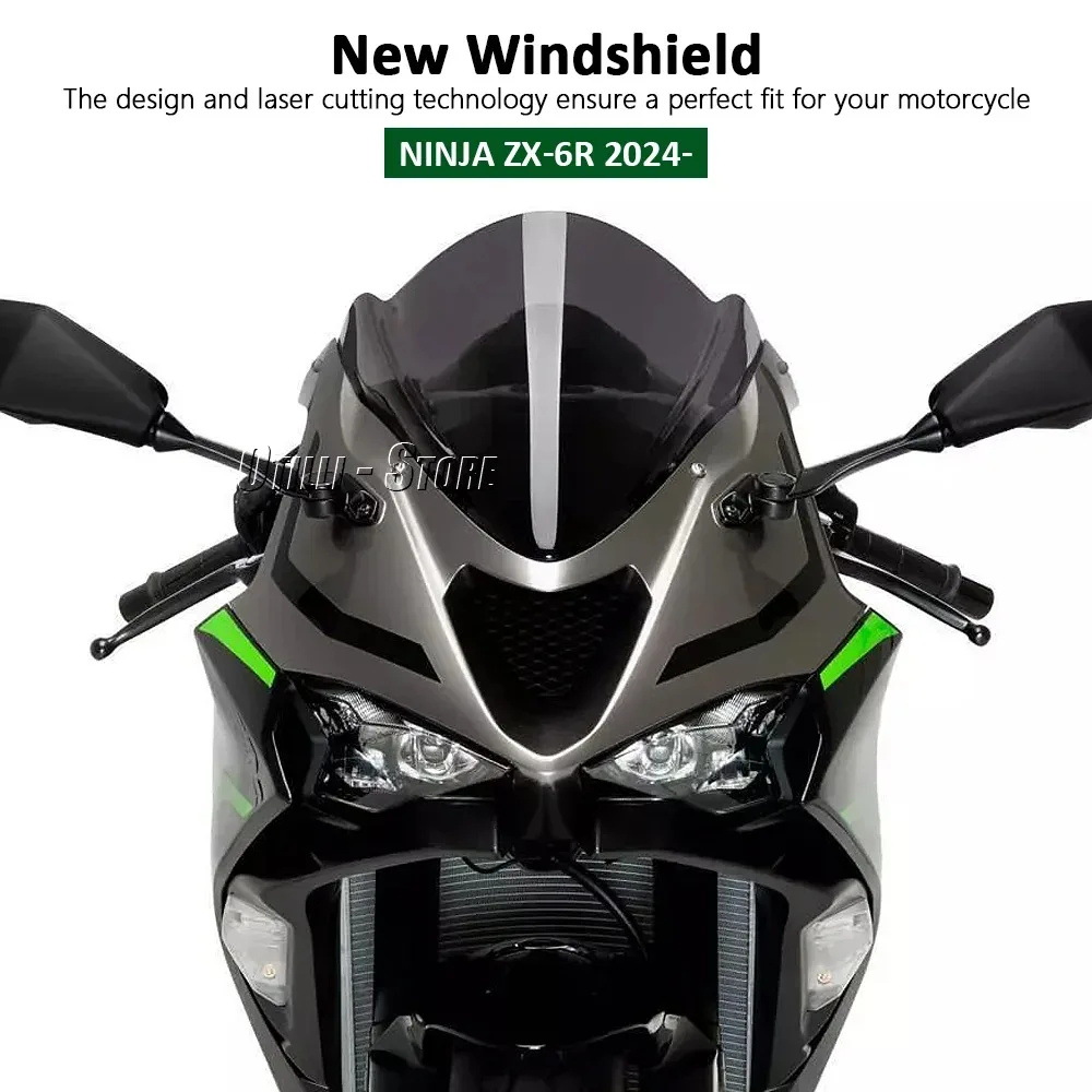 Kawasaki Ninja ZX-6R 2024 front windshield windshield motorcycle modification accessories in stock