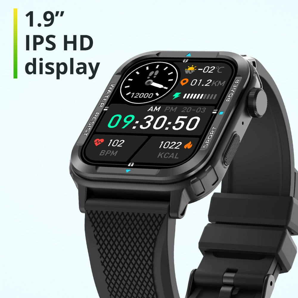 Умные часы (Colmi) M41, 1,9-дюймовый экран 240×280, Bluetooth-звонок, мужские носимые устройства