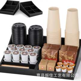 跨境咖啡站收纳盒分格收纳盒茶包咖啡胶囊储物架厨房调料置物架