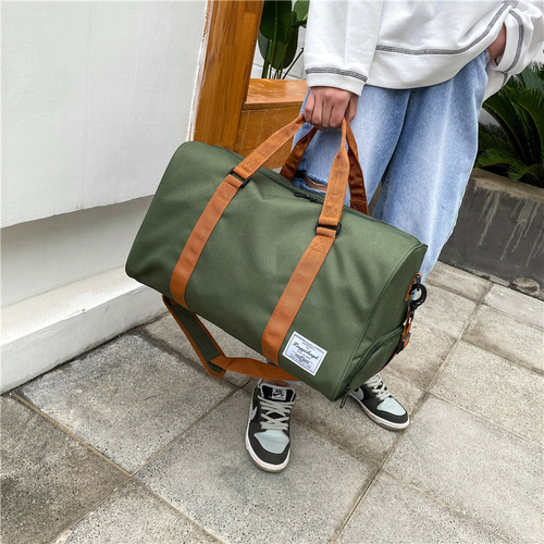 健身包定制批发新款时尚行李包男士休闲运动手提包可印LOGO旅行包