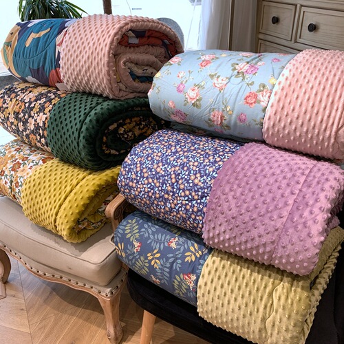 Exported to Korea ins double beanie quilt pure cotton warm velvet quilt core thickened autumn and winter quilt washable quilt core wholesale