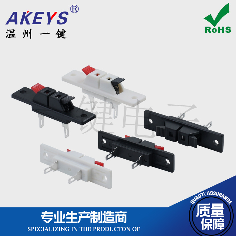 连接夹 优质音响接线夹 2位小线夹 老化测试夹WP2-4A外接线座