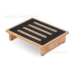 实木浴室垫脚凳家用台阶玄关换鞋凳办公室脚踏凳木制儿童增高凳