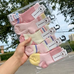 Baby autumn and winter new double needle extended loose combed cotton baby calf socks not leg long tube pile jewelry socks