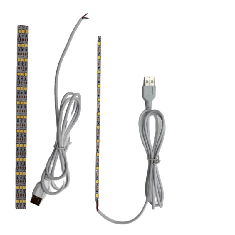 5V 暖かい光 USB ライト 60 ビーズ 4 ミリメートル幅アクリル子供用発光製図ボードライト蛍光板 USB ライトストリップ|undefined