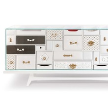 高端别墅会所家具葡萄牙家具 bocadolobo 边柜餐边柜定制家具实木