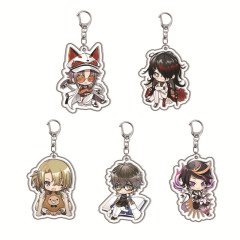 Rainbow Society LUXIEM Virtual Idol Merch Anime Keychain Vox Mysta Ike Luca Shu