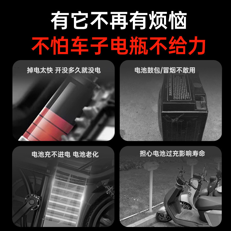电动车电瓶修复器激活电瓶延长电池寿命脉冲修复锂铅酸正品修复器|undefined